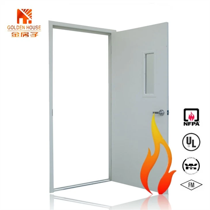 American Standard Steel Fire Rated Hollow Metal Bieb Kummerċjali