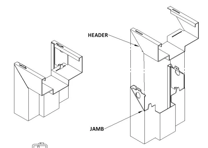 Qafas wweldjat & qafas ta 'knockdown għal qafas ta' drywall